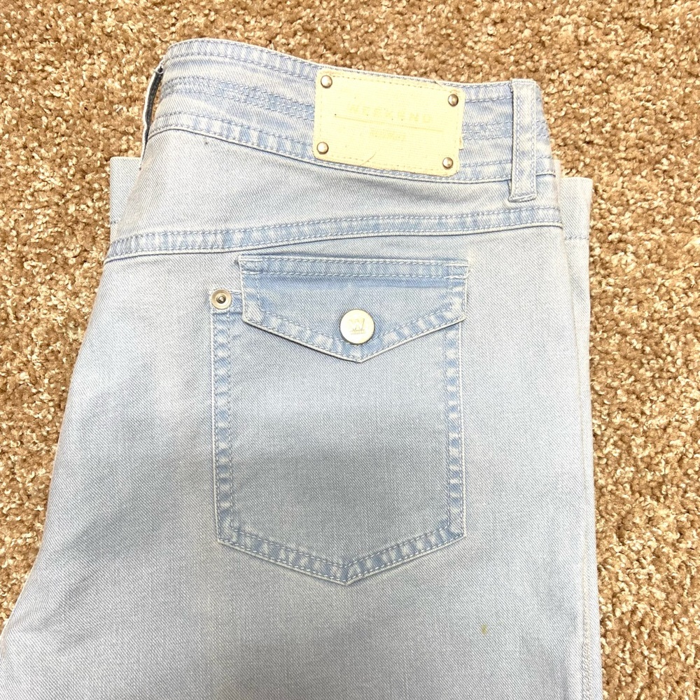 Weekend Max Mara Light Denim Jeans size 14 - Picture 5 of 7